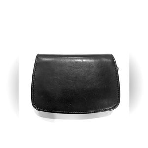 Coach Black Leather Coin Purse